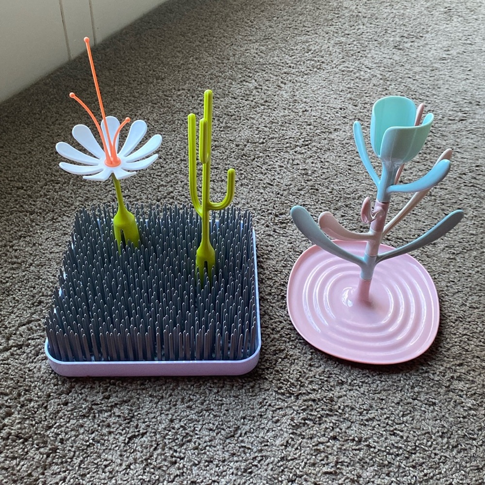 Baby bottle drying racks